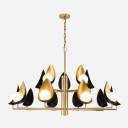 Ritz - WaterLilly Round Double Chandelier